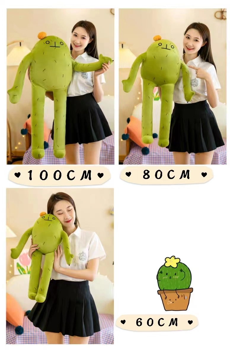 Cute Cactus Plush Toy Stuffed Plant Toys Baby Gift Valentine&prime;s Day Plush Toys Gift Cactus Pillow