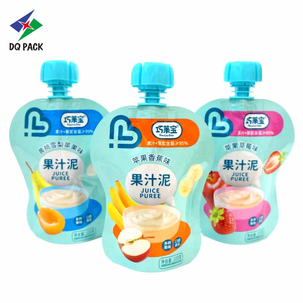 Dq Pack Portable Juicy Drink Bags Water Pouch with Spout Retort Pouch