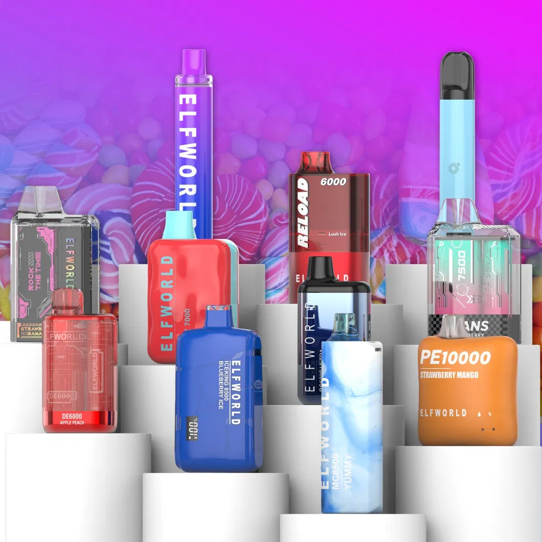 Wholesale Elf Disposable Vape Mg2500 Puff E Cigarette 650 mAh Vape Pen Bar XXL Elf Lux 3500 Puff Bar Iceking Orion 7500 Juicy PRO Prlus 8500 50mg 2% 0mg