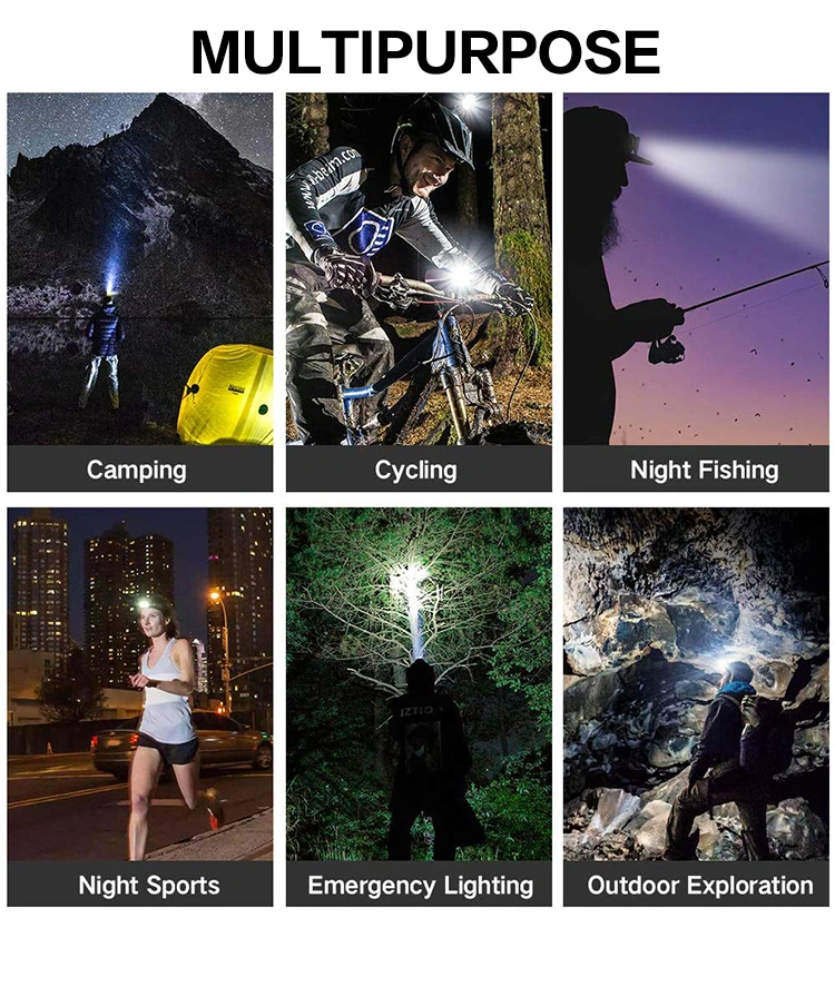 Brightenlux Ningbo Multi-Functional Adjustable Dry Mining Battery Motorcycle Whaterproof COB LED Headlamp