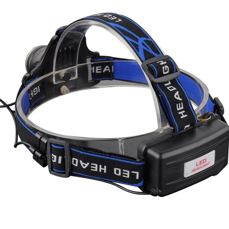 Powerful Rechargeable Zoomable Head Lights 18650 DC Headlamp for Fishing Running Camping