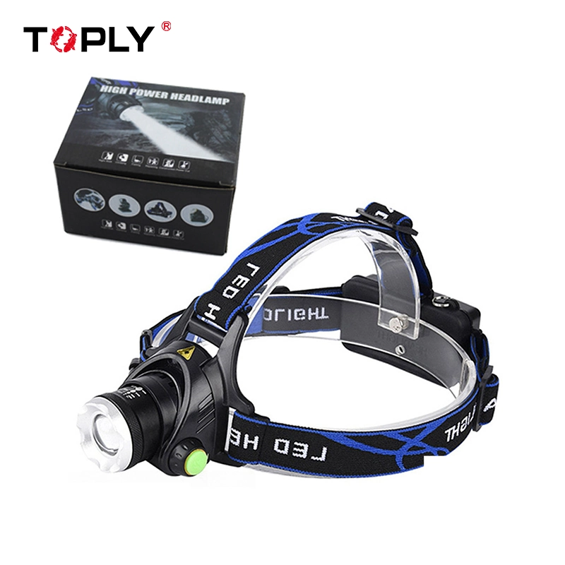 LED Outdoor Light Fishing Night Fishing Zoom Sensing Headlamp