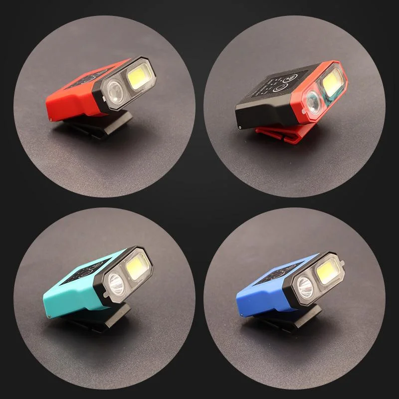 Mountaineering Cap Clip Light USB Rechargeable - Wave Sensor Headlamp