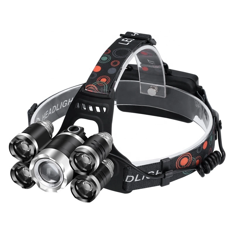 Flash Head Lamps High Power Zoom Headlamp for Hunting