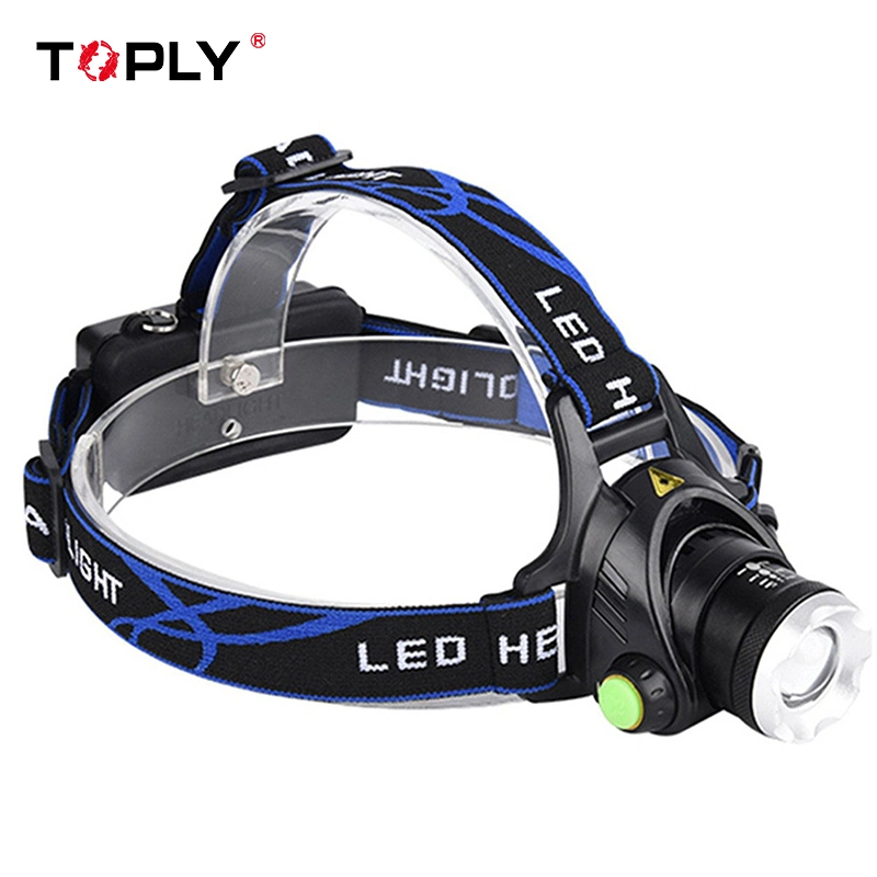 LED Outdoor Light Fishing Night Fishing Zoom Sensing Headlamp