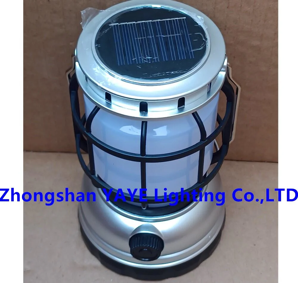 Yaye 2023 Hot Sell Newest Design 20W Solar High Power Portable Emergency LED Camping Light 1000PCS Stock/ 2 Years Warranty China Best Solar Factory Supplier