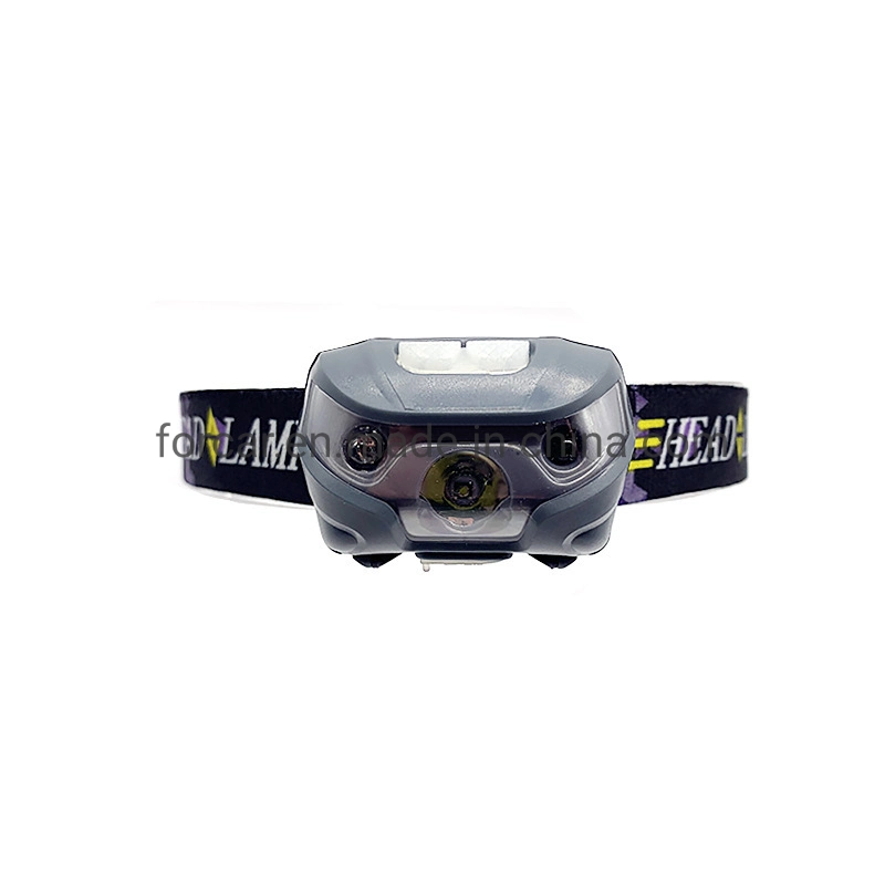 AAA Battery Powered LED Portable Headlamp Camping Waterproof Flashing Head Torch Quality Sensor Switch Hunting COB LED Headlamp