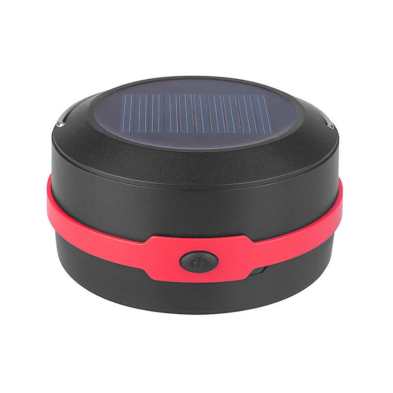 Mini Folding Spring Solar Camping Light Outdoor Portable Multi-Function Emergency Light Torch Tent Light