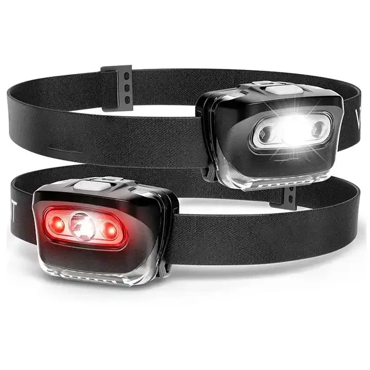 Mini Portable Headlight Xpg White Red Light Waterproof LED Headlamp for Camping Fishing Running