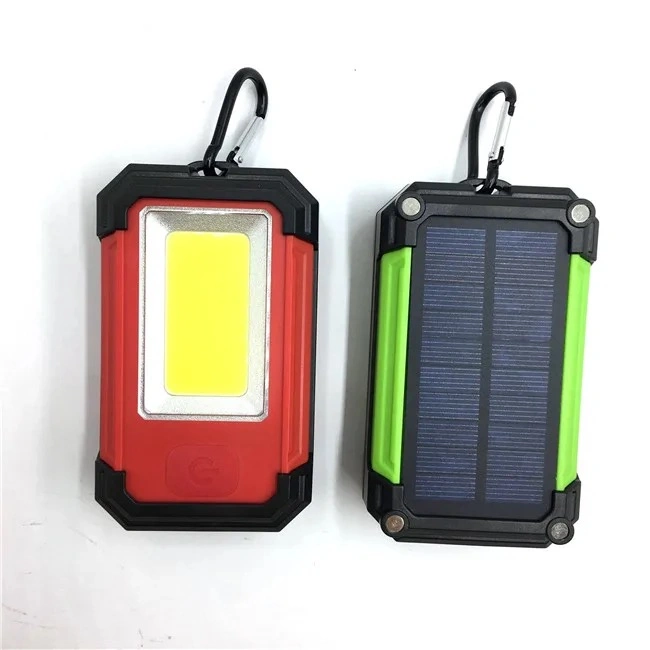 Solar Hand-Held Work Light USB Rechargeable COB Outdoor Camping Light