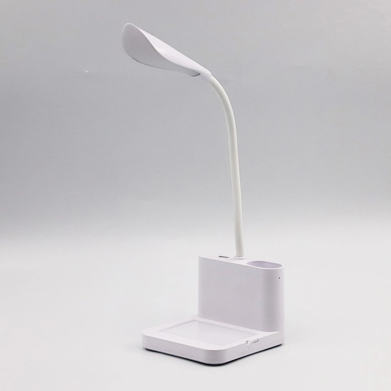 Goldmore11 USB Rechargeable Lumio LED Book Lamp with Clipboard Pen Holder Mobile Phone Bracket Folding Table Light