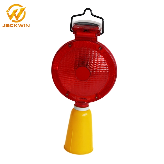 Solar Traffic Caution Flashing Light Solar Barricade Warning Light