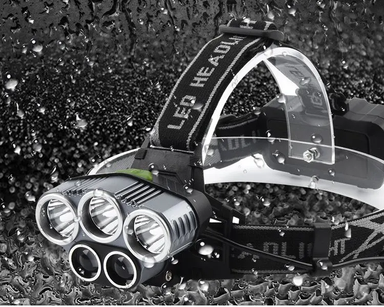 High Power Zoomable Head Light Fishing Hunting USB Rechargeable LED Headlamp