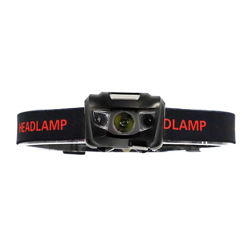 Goldmore9 Rechargeable High Brightness LED Headlamp Rechargeable Headlight 4 Mode Sensing Lamp for Outdoor Camping Fishing Reading