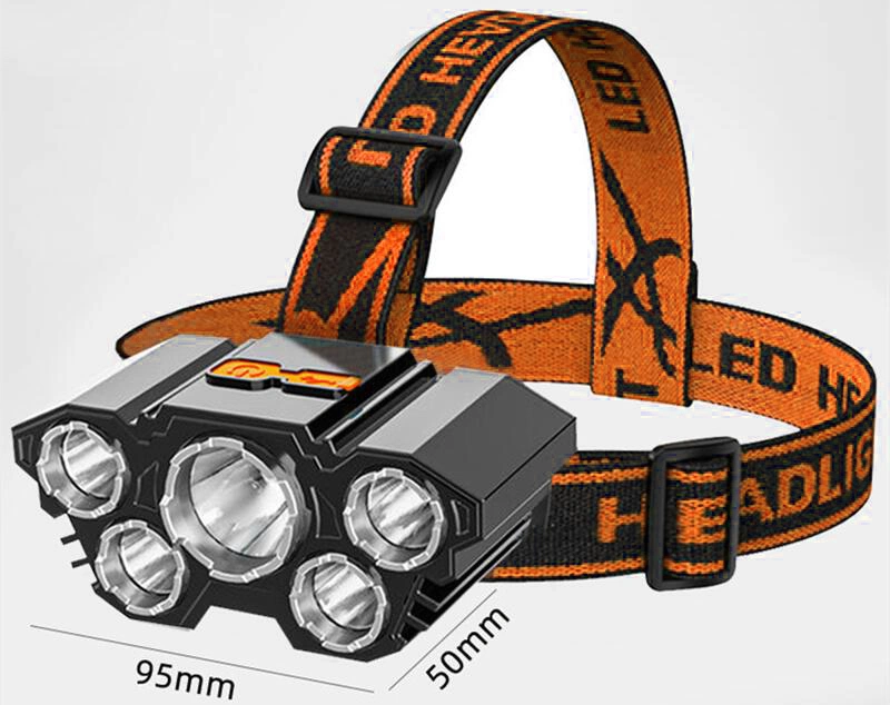 Strong Light Head Light Camping Adventure Fishing Lamp Rechargeable LED Headlamp