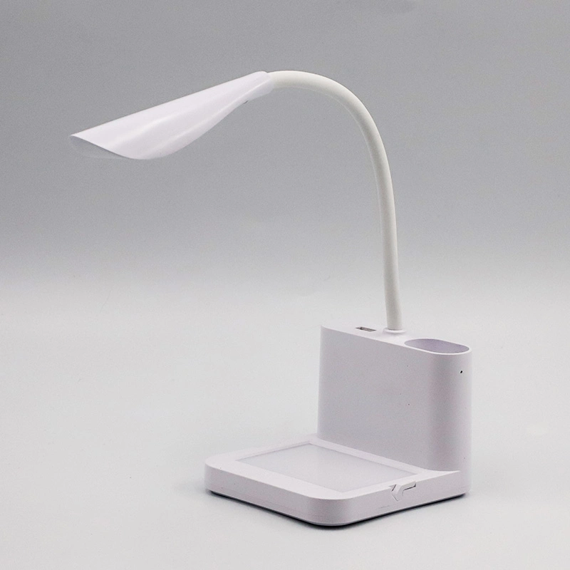 Goldmore11 USB Rechargeable Lumio LED Book Lamp with Clipboard Pen Holder Mobile Phone Bracket Folding Table Light