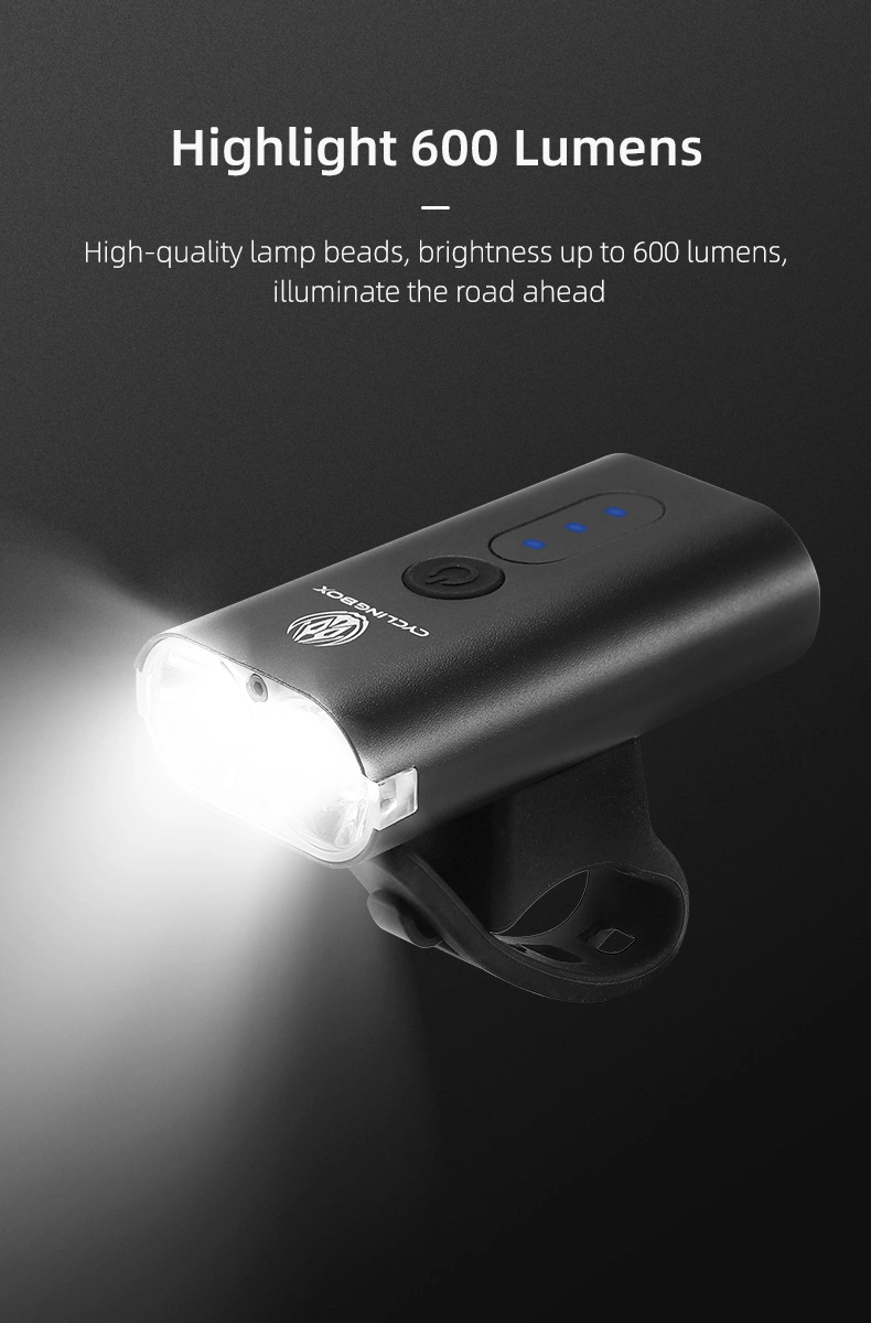 Ipx5 Waterproof Super Bright Rechargeable 4 Lighting Modes Bicycle Bike Lights