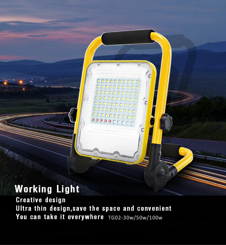 Camping Waterproof IP65 Outdoor Multifunctional Foldable Magnetic Offroad 18W 20W 27W 30W 51W 60W 100W LED Work Light