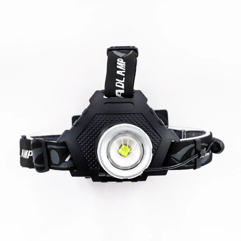 Goldmore 9 USB Rechargeable LED Headlamp Aluminum Alloy +ABS Brightness Adjustable Focus