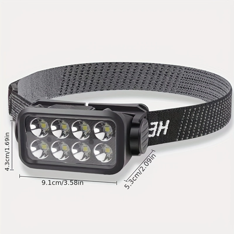 Rechargeable Outdoor Running Climbing Working Waterproof LED Headlights Sensor Head Lamp Mini Headlamp