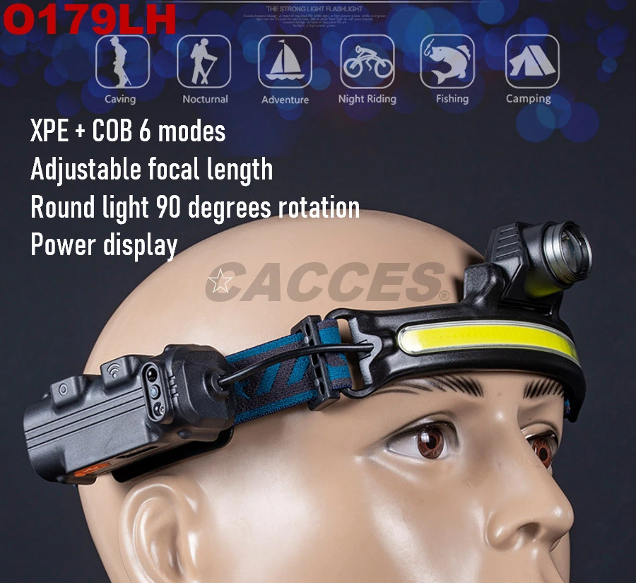 Rechargeable Headlamp,350/500/1000 High Lumen Bright Head Lamp W/Red Light,Lightweight USB Head Light,8 Mode Waterproof Head Flashlight for Outdoor Hunting,Camp