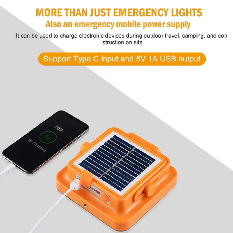 Exterior Camping Hand Held Sun Energy 100W Sos Flash 3000K 4000K 5000K 6000K LED Work Portable Rechargeable Solar Light