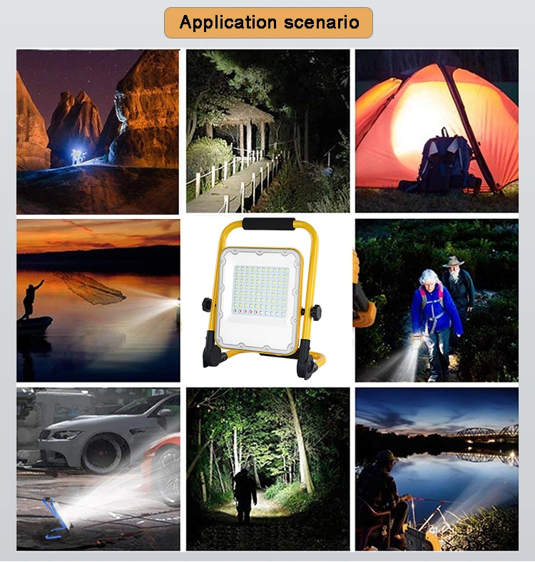 Camping Waterproof IP65 Outdoor Multifunctional Foldable Magnetic Offroad 18W 20W 27W 30W 51W 60W 100W LED Work Light