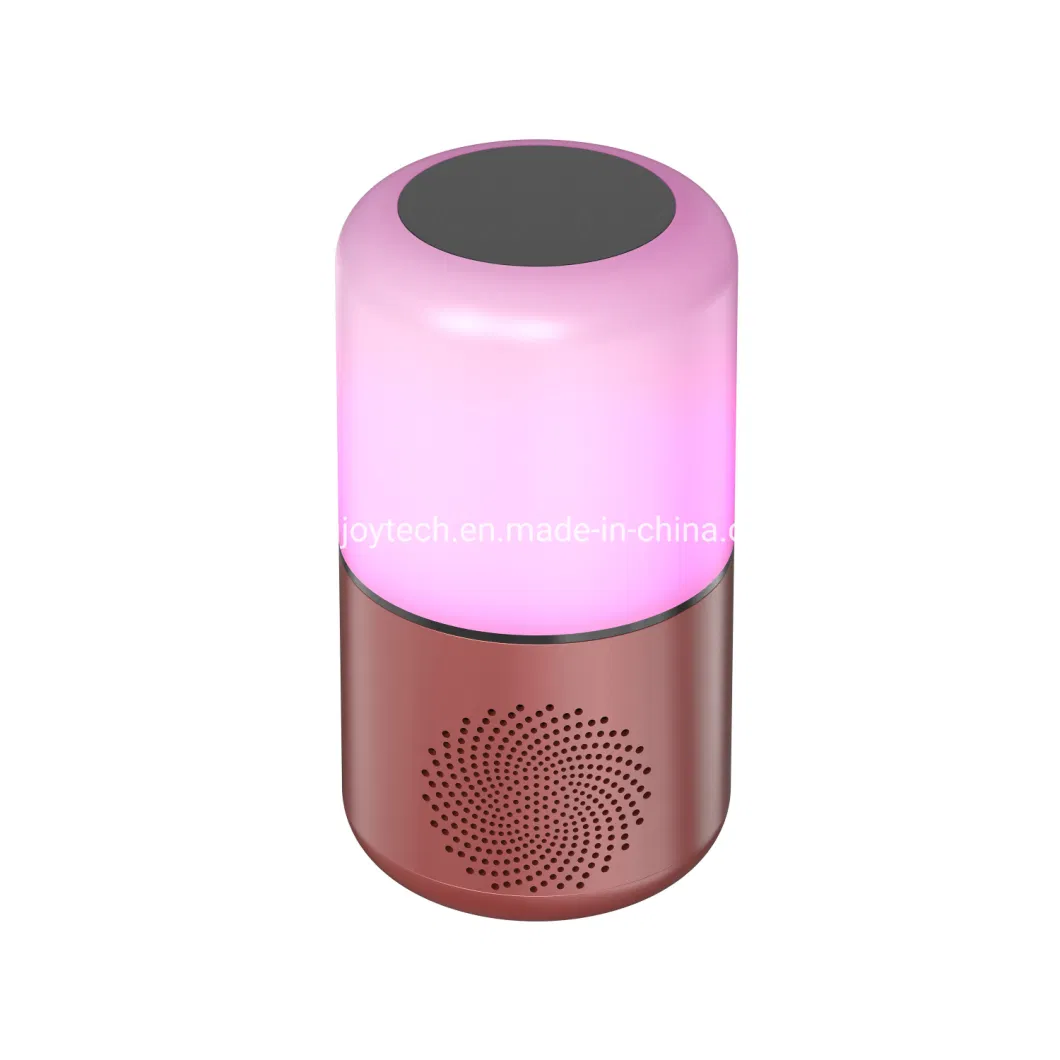 Hot Selling LED RGB Light Bt Speaker Mini Portable Bt Bluetooth Speaker for Promotion, Ideal Carry-on Item for Outdoor Camping and Nice Gift for Christmas