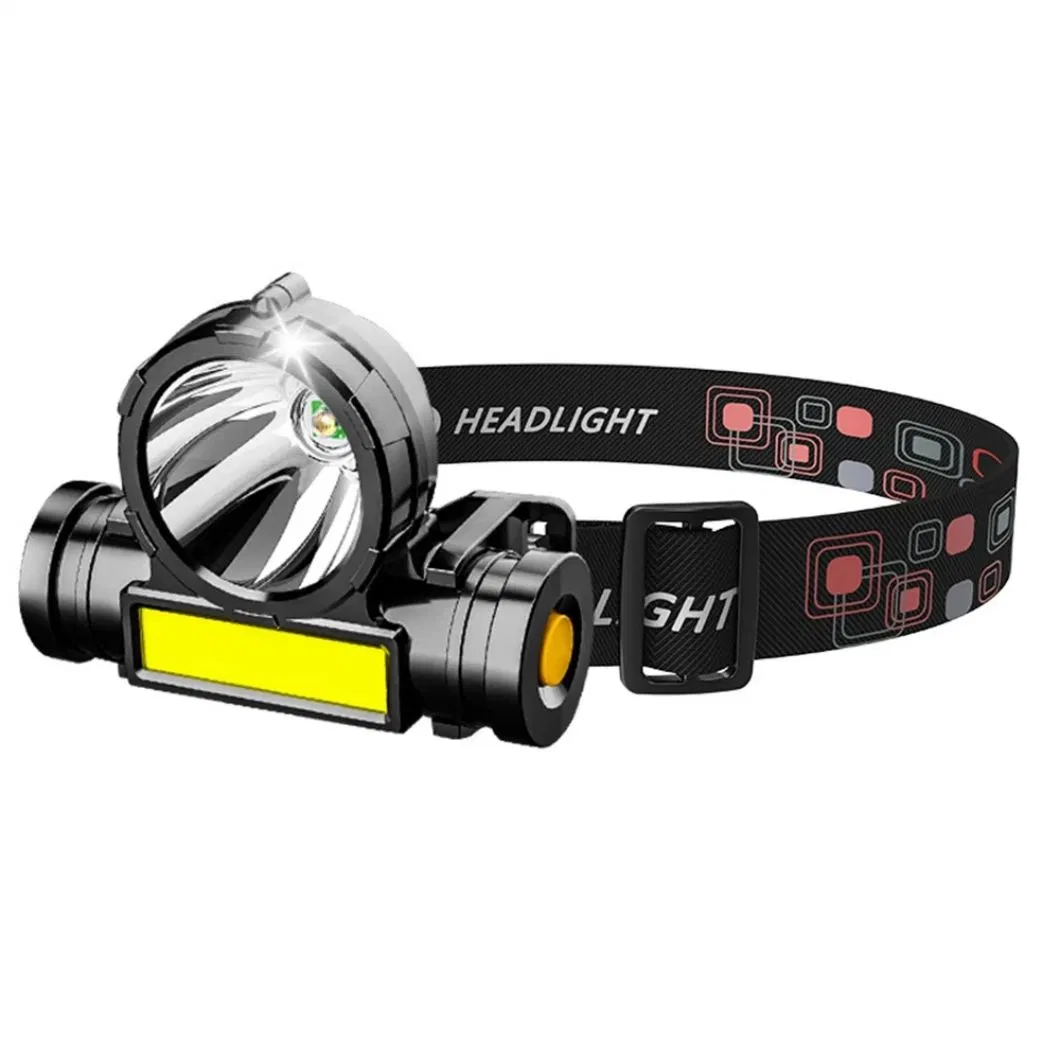 Helius COB Head-Mounted Fishing Waterproof Rechargeable LED Headlamp