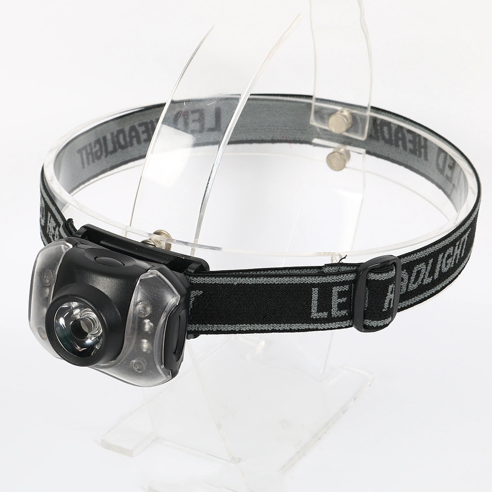 Multi Functional LED Headlamp with 1watt LED Low/High Light, 4 Red LED Flash Light up