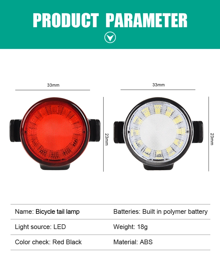 Bike Lights Front and Back, Rechargeable Bicycle Safety Lights