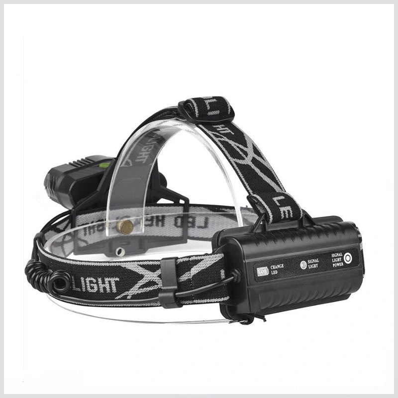 Glodmore2 10W Zoom Lighting 1000 Lumen USB T6 Rechargeable High Power LED Headlamp with Charging Indicator