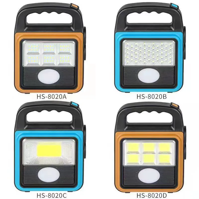 Waterproof LED Home Emergency Light Outdoor &amp; Indoor USB Rechargeable Solar LED Work Light with LED Light