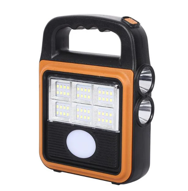 Waterproof LED Home Emergency Light Outdoor &amp; Indoor USB Rechargeable Solar LED Work Light with LED Light