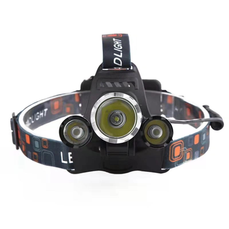 Outdoor 3LED Tactical Sport Hiking Headlamp