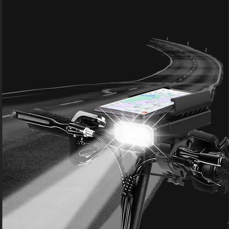 3t6 Strong Light Bike Light USB Charging Built-in Battery with Power Display Bike Light