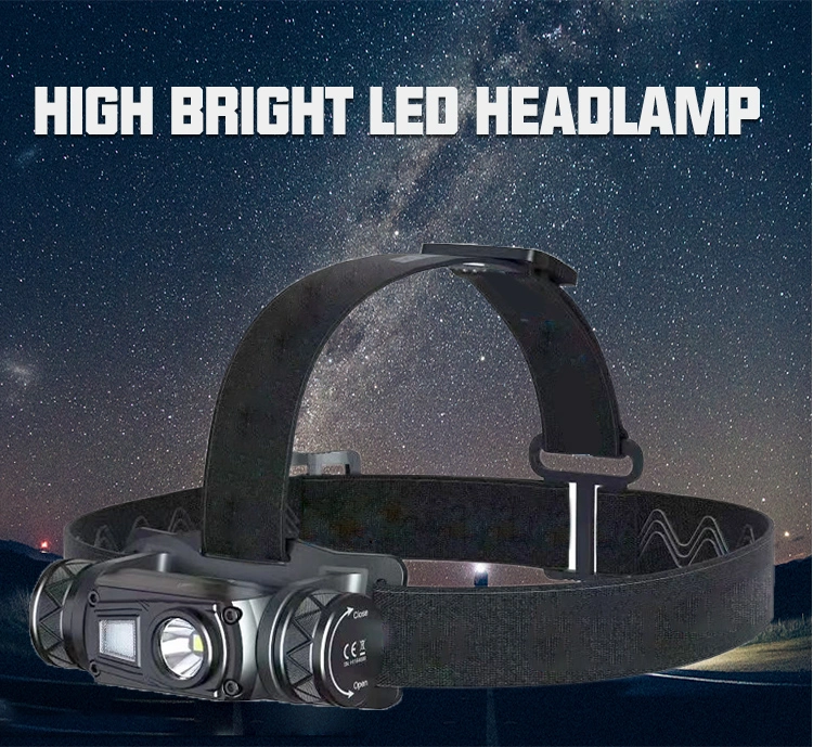 Brightenlux 2023 Hot Sale Adjustable Belt Super Power Rechargeable Mining Battery Working Whaterproof COB LED Headlamp