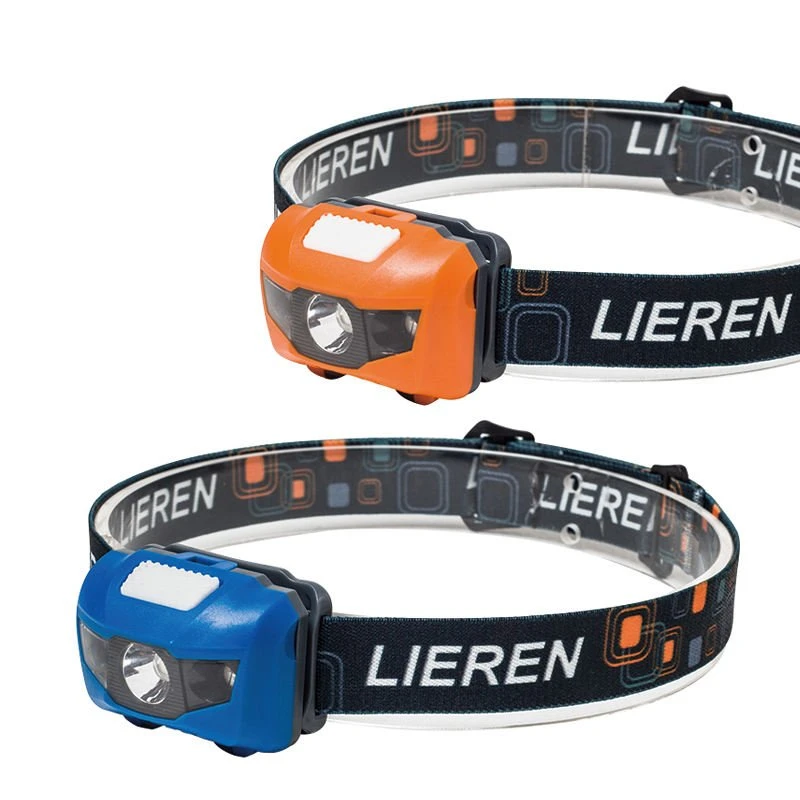 High Power Mini Safety Headlamp with 3W+2red LED Outdoor Camping Headlight