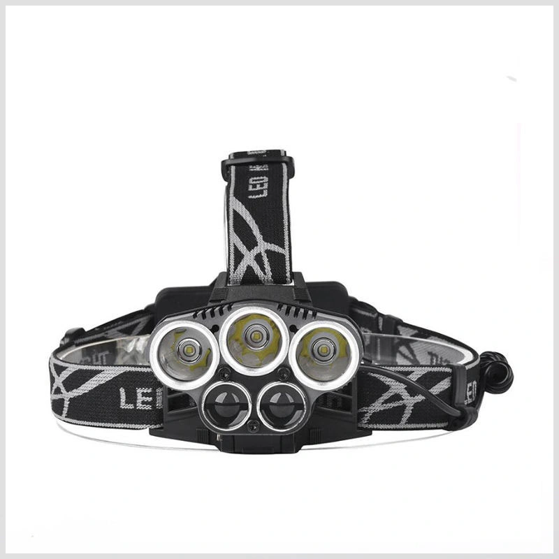 Glodmore2 10W Zoom Lighting 1000 Lumen USB T6 Rechargeable High Power LED Headlamp with Charging Indicator