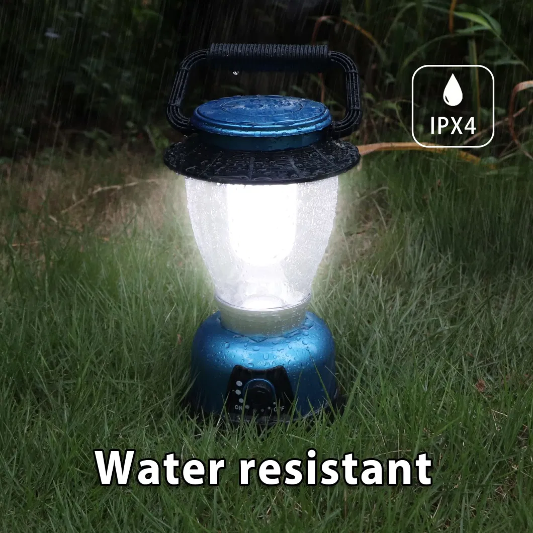 Battery Powered LED Camping Light Dimmable Water-Resistant LED