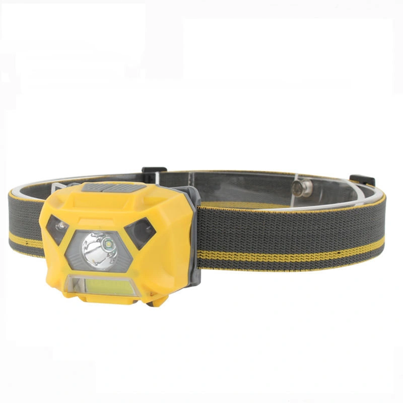 Glodmore2 Factory Supply Adjustable Belt Rechargeable Lithium Polymer Battery LED Sensor Headlamp with 3 Modes Light