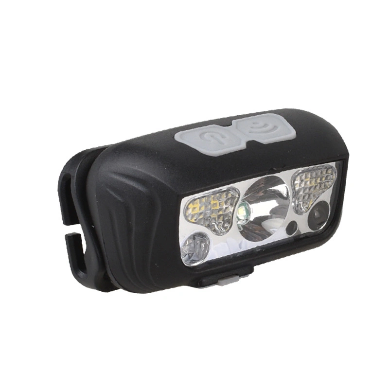 Motion Sensor Control LED Head Torch Headlamp Headlight Flashlight