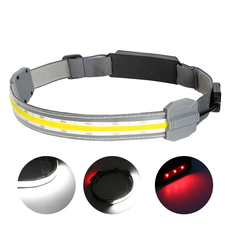 USB Rechargeable COB Waterproof Mini LED Headlamp Head Tactical Torch Light