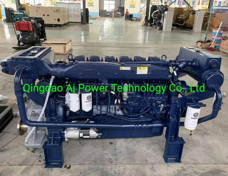 Hot Sale 300HP Diesel Marine Engine Weichai Wd12/ Wd618 Boat Engine