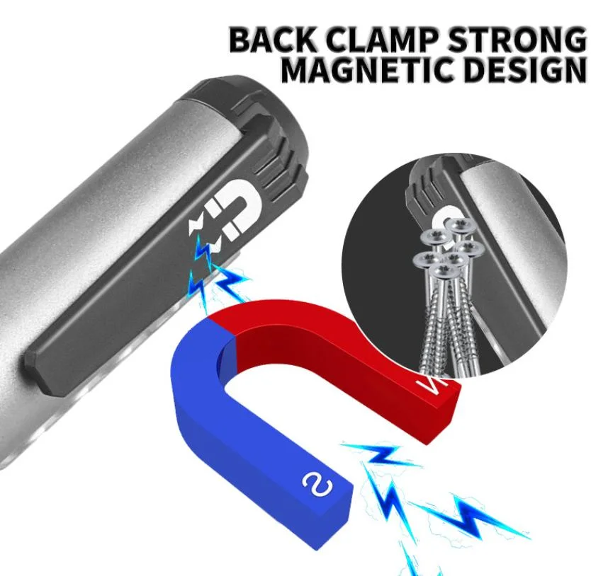 Outdoor Camp Emergency Inspection Rechargeable P50 Headlamp with Telescopic Zoom Function Magnet Clip Mini Portable Head Flash Torch Lamp