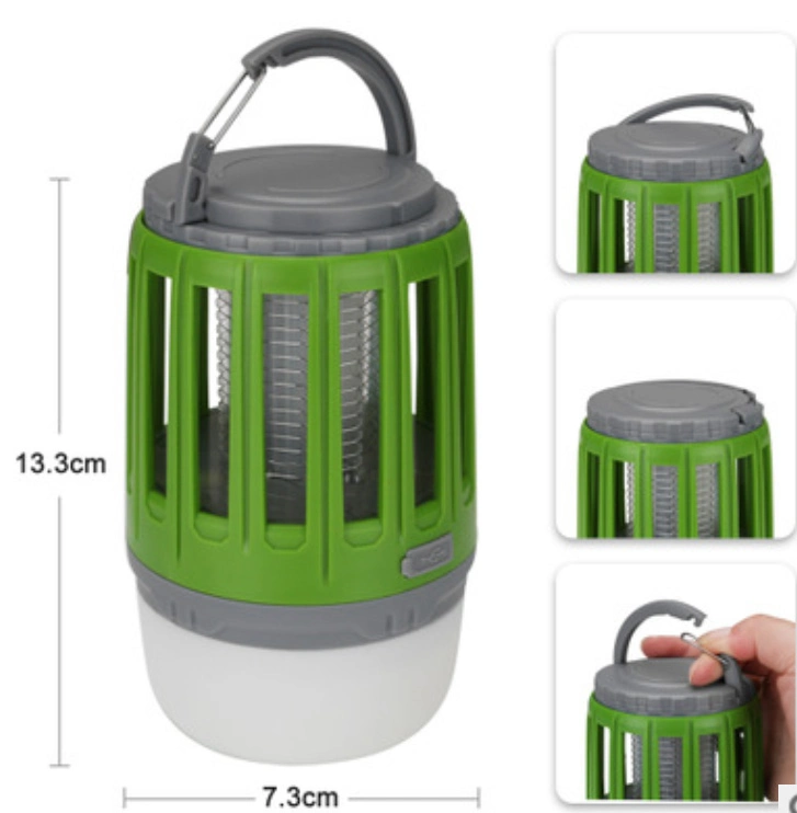 Waterproof Emergency Outdoor Decorative LED Lighting Camp Tent Multi-Use 3W COB 2 in 1 Rechargeable Mosquito Killer Lantern LED Camping Light