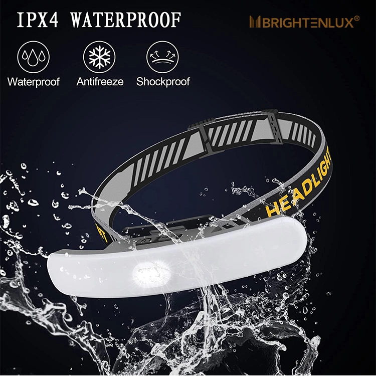 Brightenlux Wholesale High Lumen Rechargeable Headlamp, Multi-Functional Headlamp with Red Light for Night Running