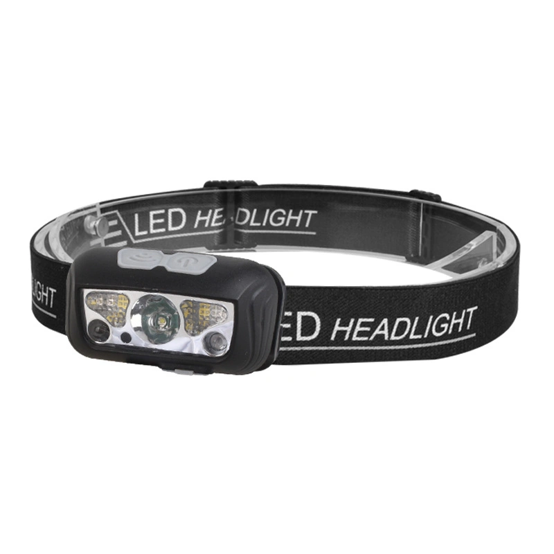 Motion Sensor Control LED Head Torch Headlamp Headlight Flashlight