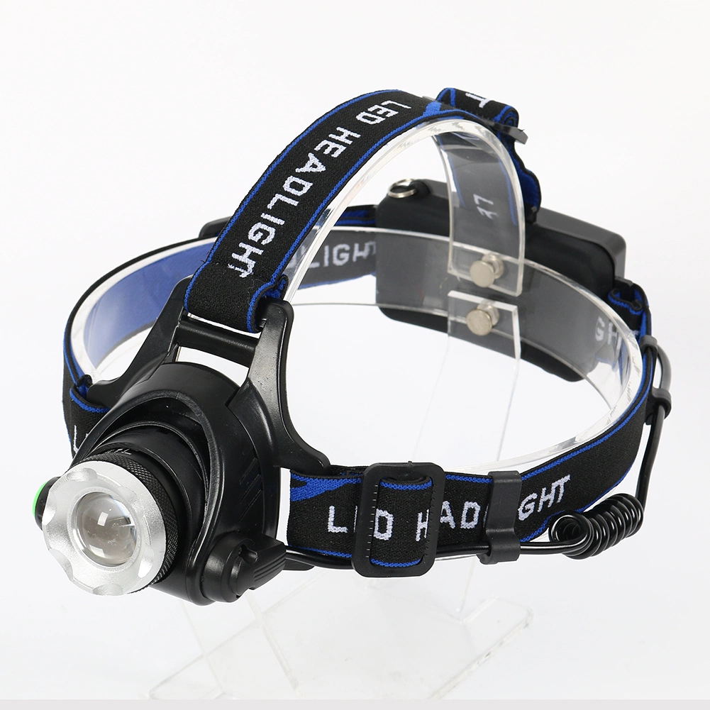 Yichen Classic 300 Lumen Zoomable LED Headlamp with Rechargeable Batteries and Adaptor