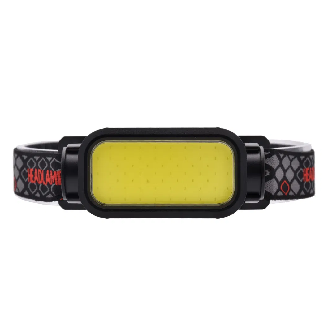 COB Outdoor Mountaineering Night Fishing Running Car Repair LED Rechargeable Headlight